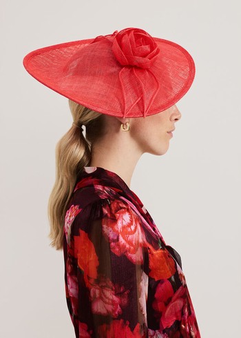 Phase Eight Pink Flower Disc Hats Pink Australia | IB4638759